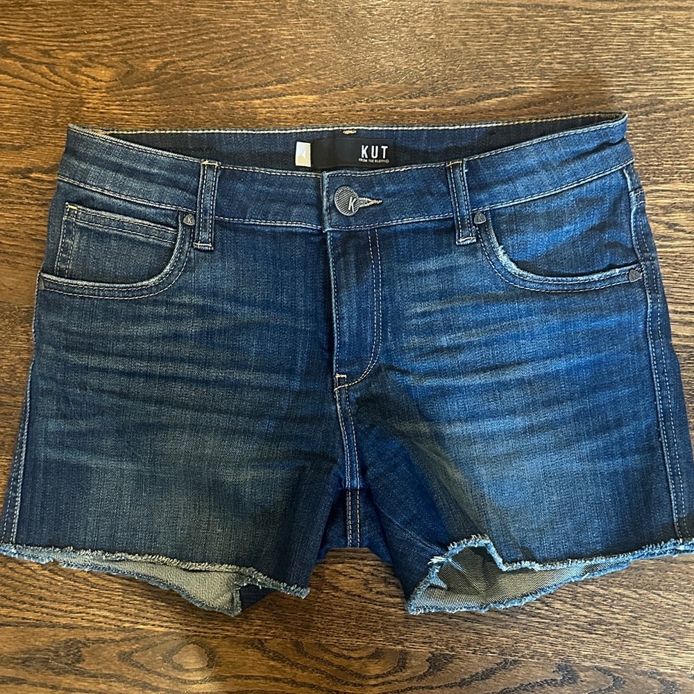 Kut from the Kloth Dark Blue Denim Shorts